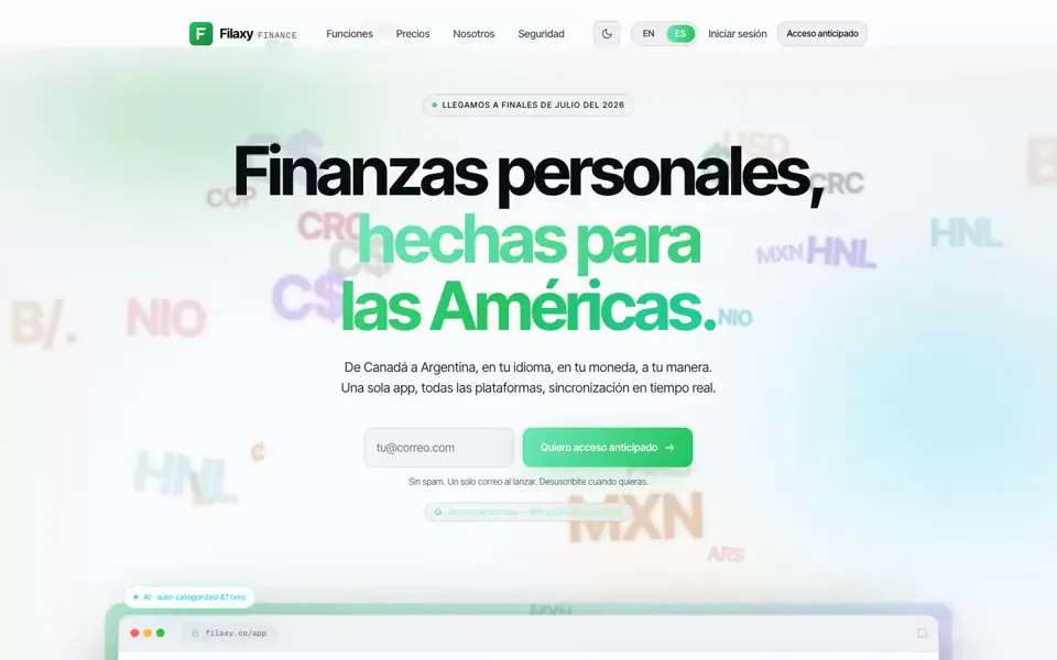 Filaxy Finance preview